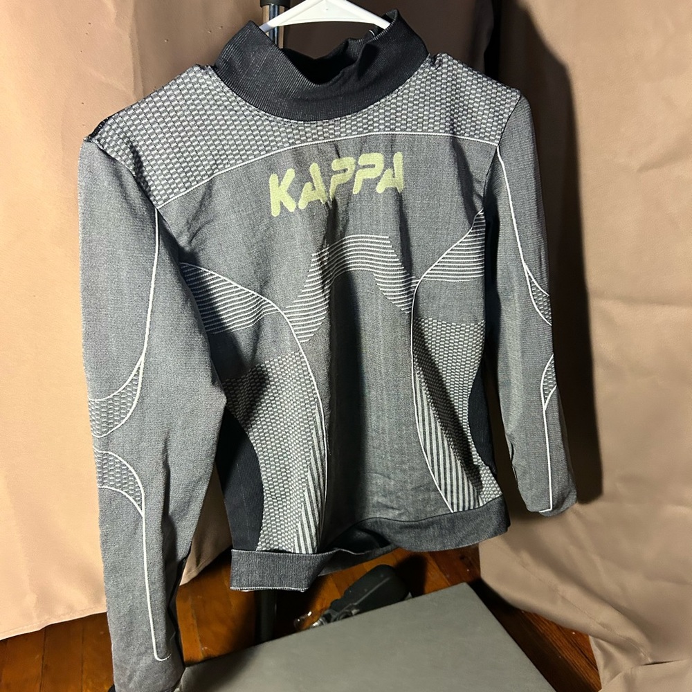 Kappa Gray and Black Women's Top